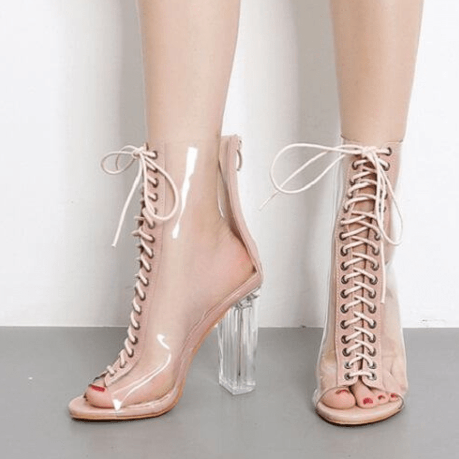 Transparent shoes