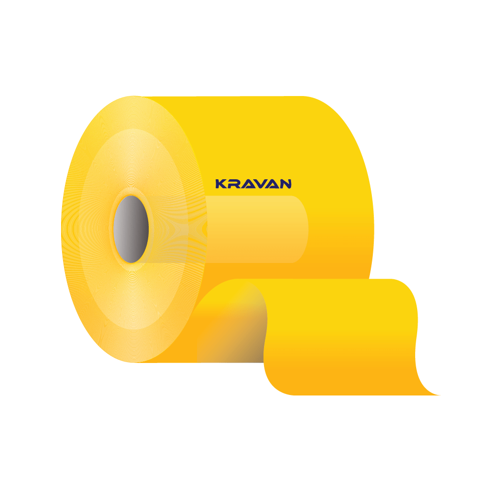 3D model of Standard size PVC roll product